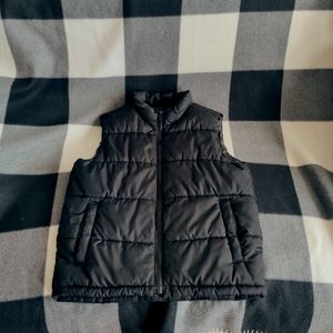 Old Navy Frost Free Puffer Vest EUC Black